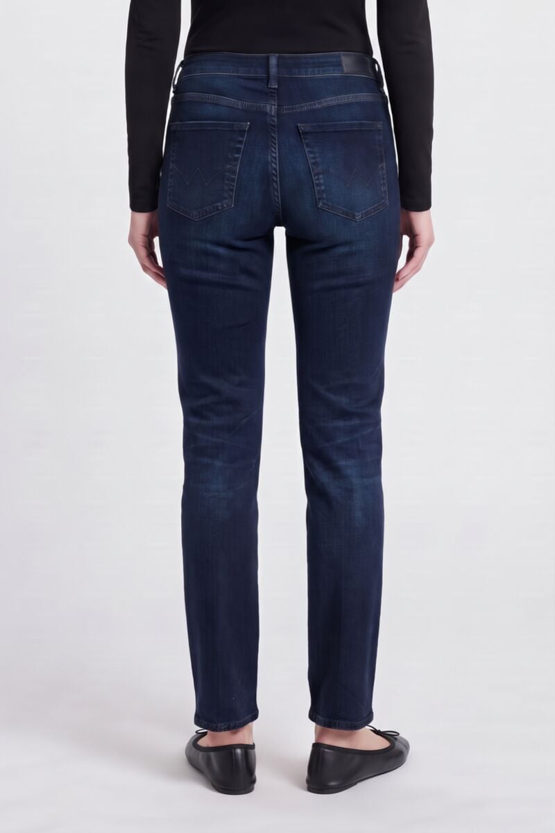 Jeans 400/18 mom Basic bleu foncé
