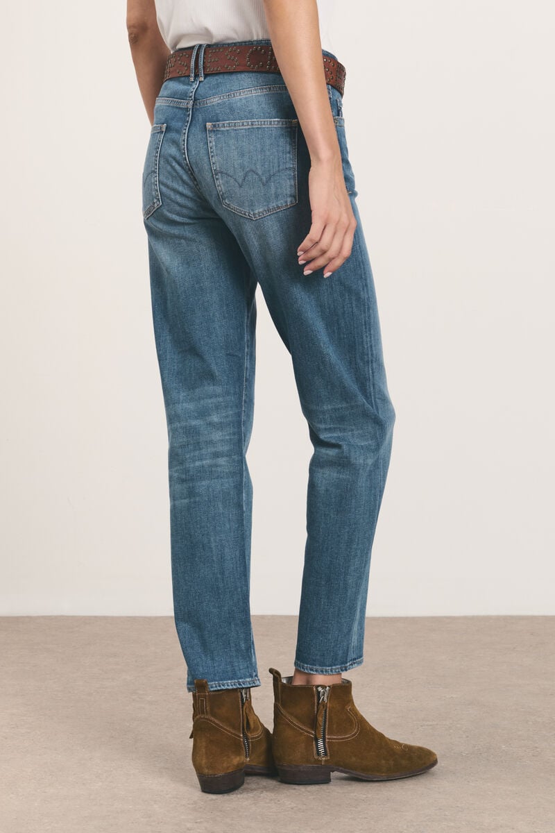 Jeans 400/18 mom bleu medium