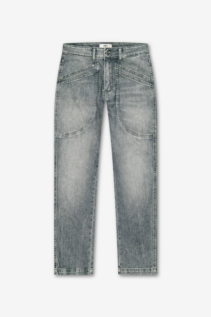 Jeans 400/60 girlfriend Igna gris N°2