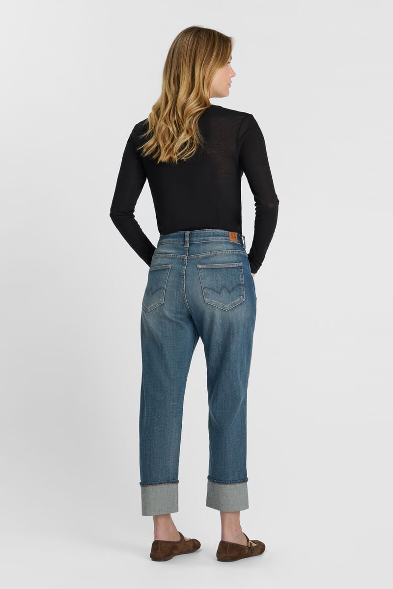 Jeans 400/60 girlfriend Jama bleu N°3