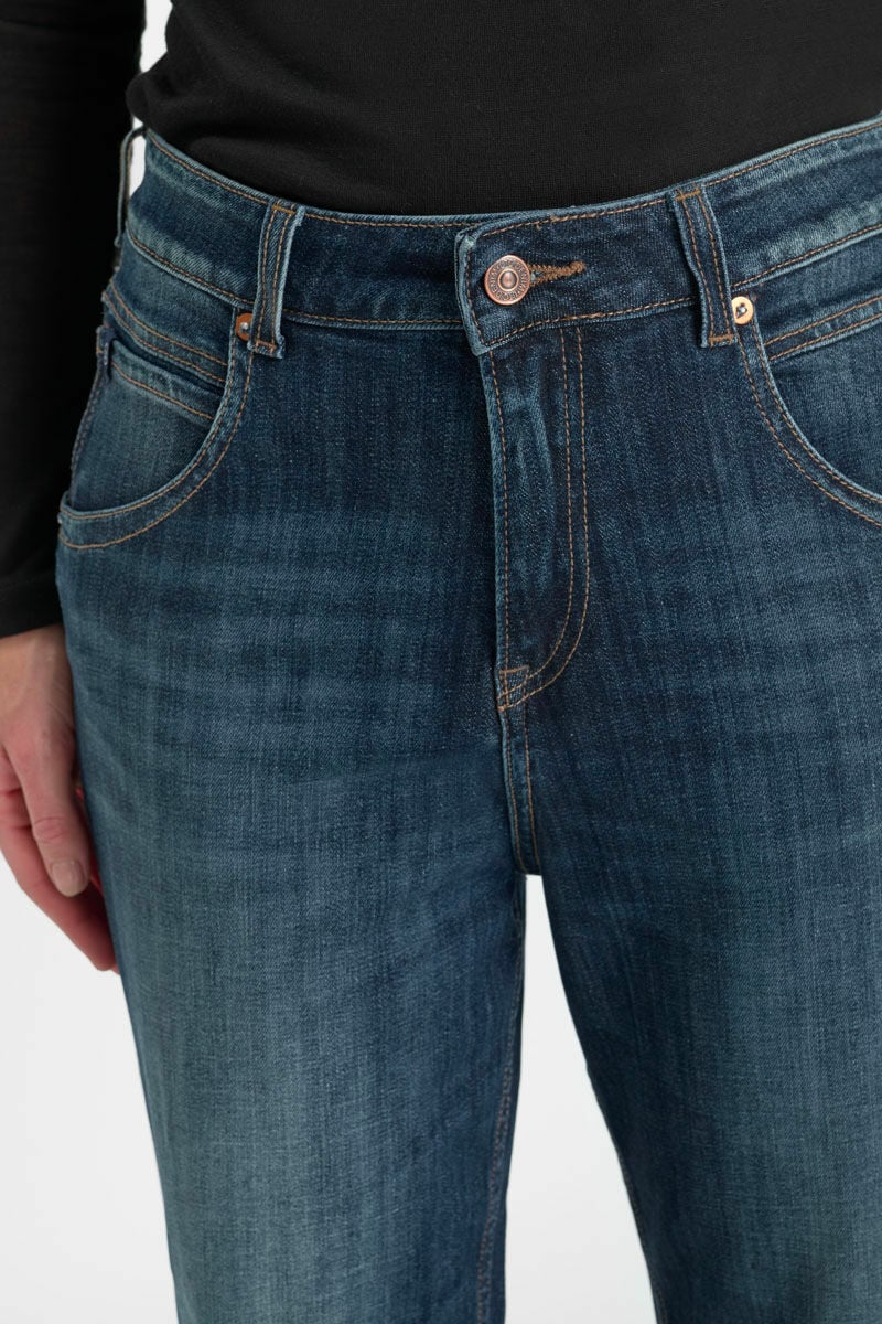 Jeans 400/60 girlfriend Jama bleu N°3