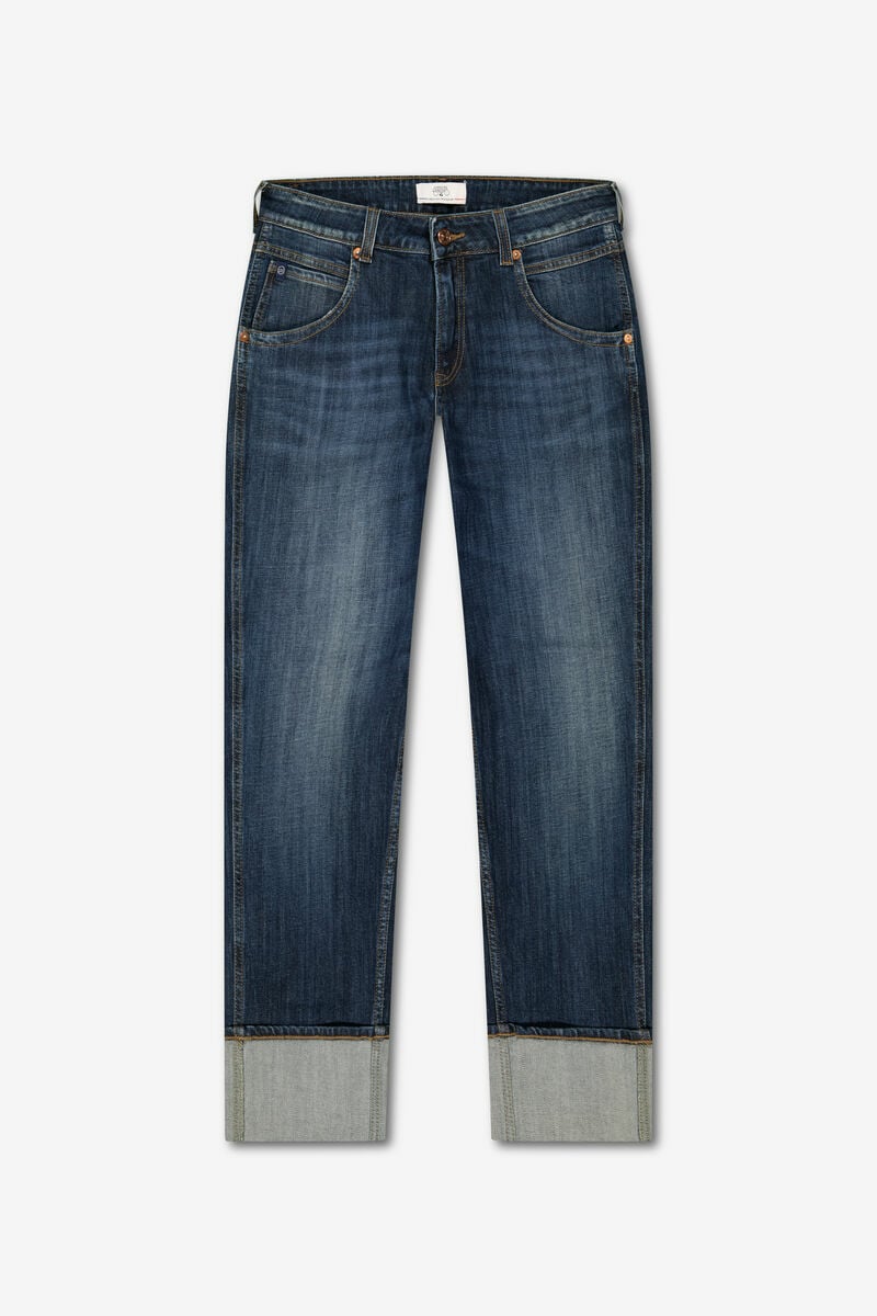 Jeans 400/60 girlfriend Jama bleu N°3