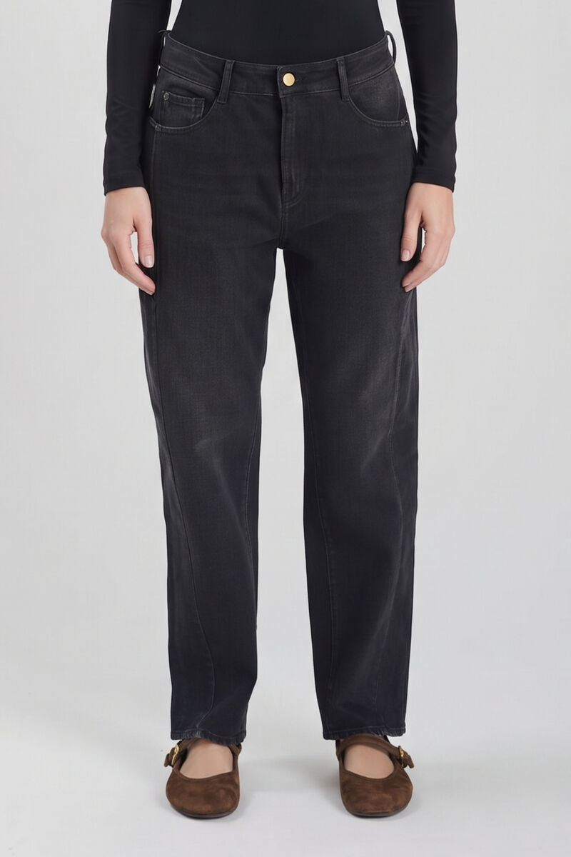 Jeans 400/60 girlfriend Pump noir foncé