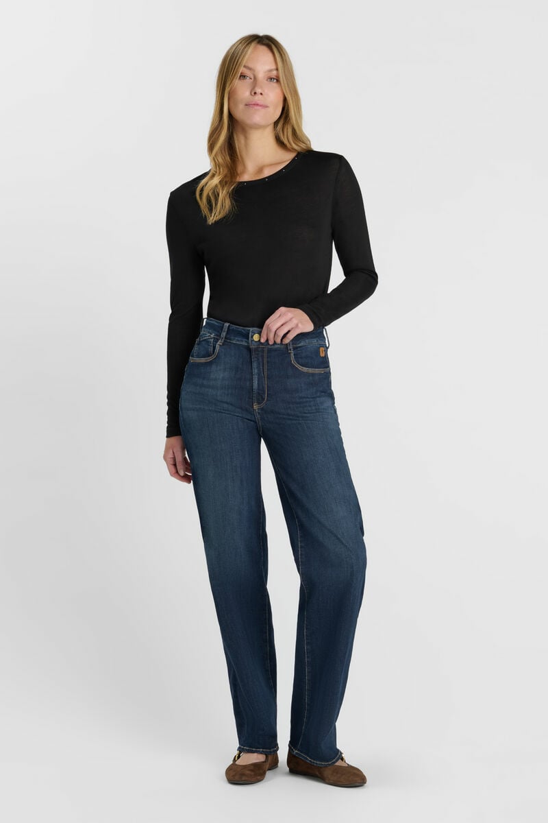 Jeans pulp wide leg Astral bleu N°2