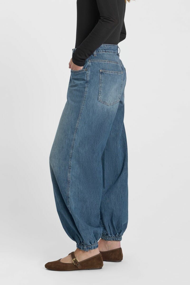 Jeans balloon Baloun bleu moyen