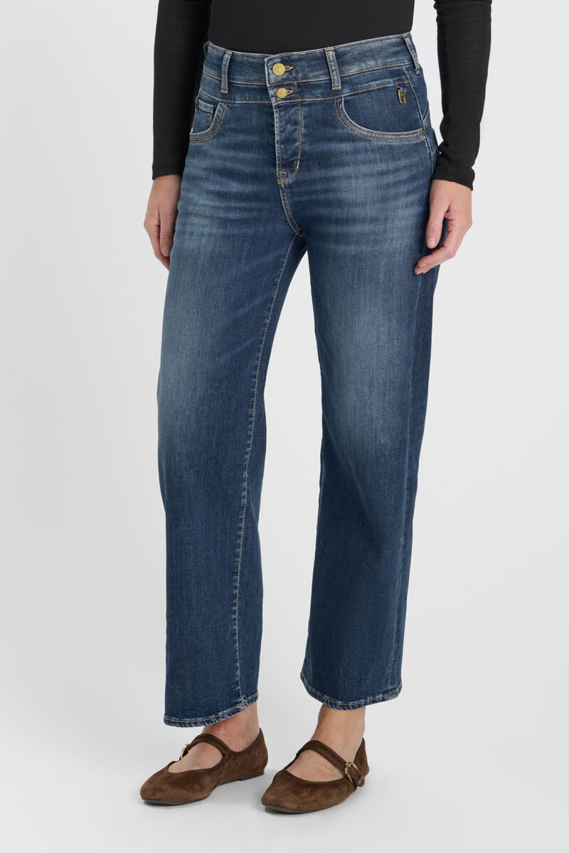Jeans pulp wide leg Bashy bleu moyen