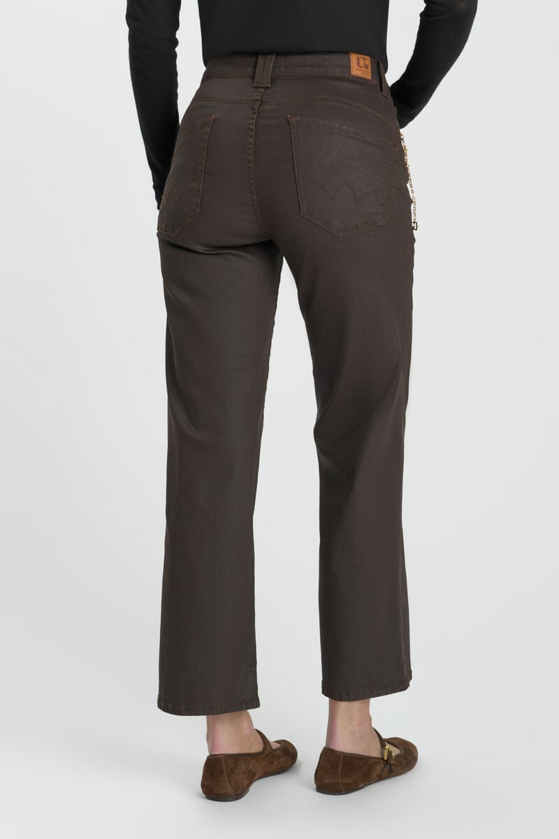 Jeans pulp wide leg Clea marron