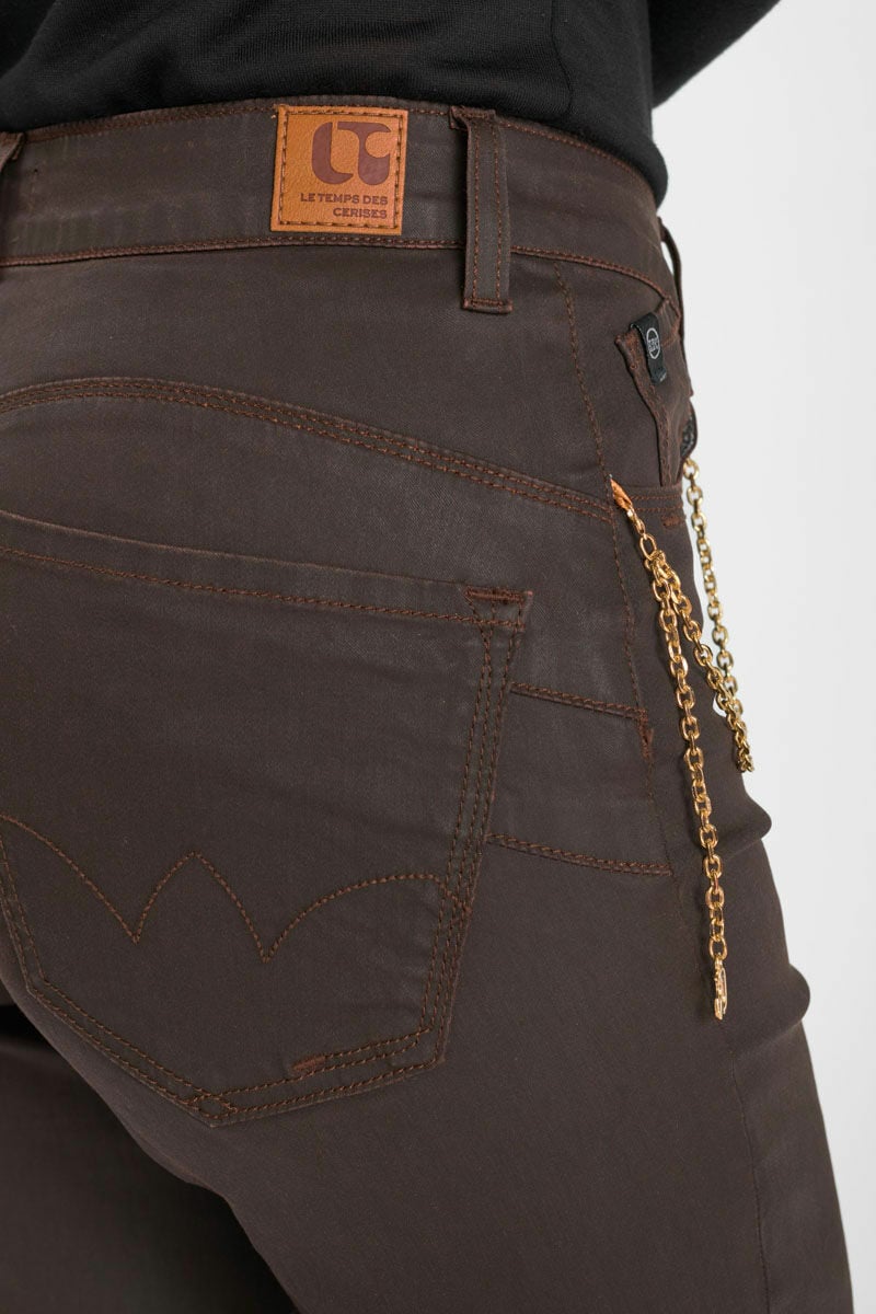 Jeans pulp wide leg Clea marron