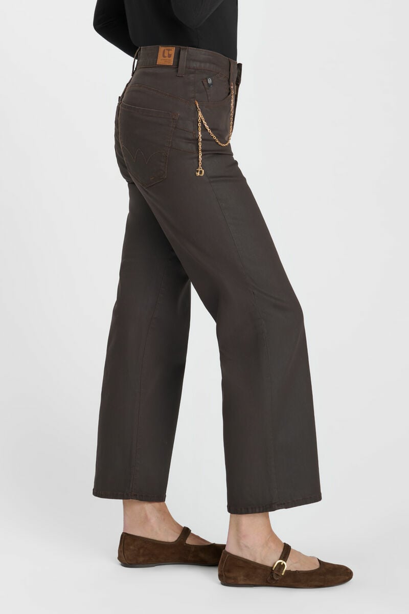 Jeans pulp wide leg Clea marron