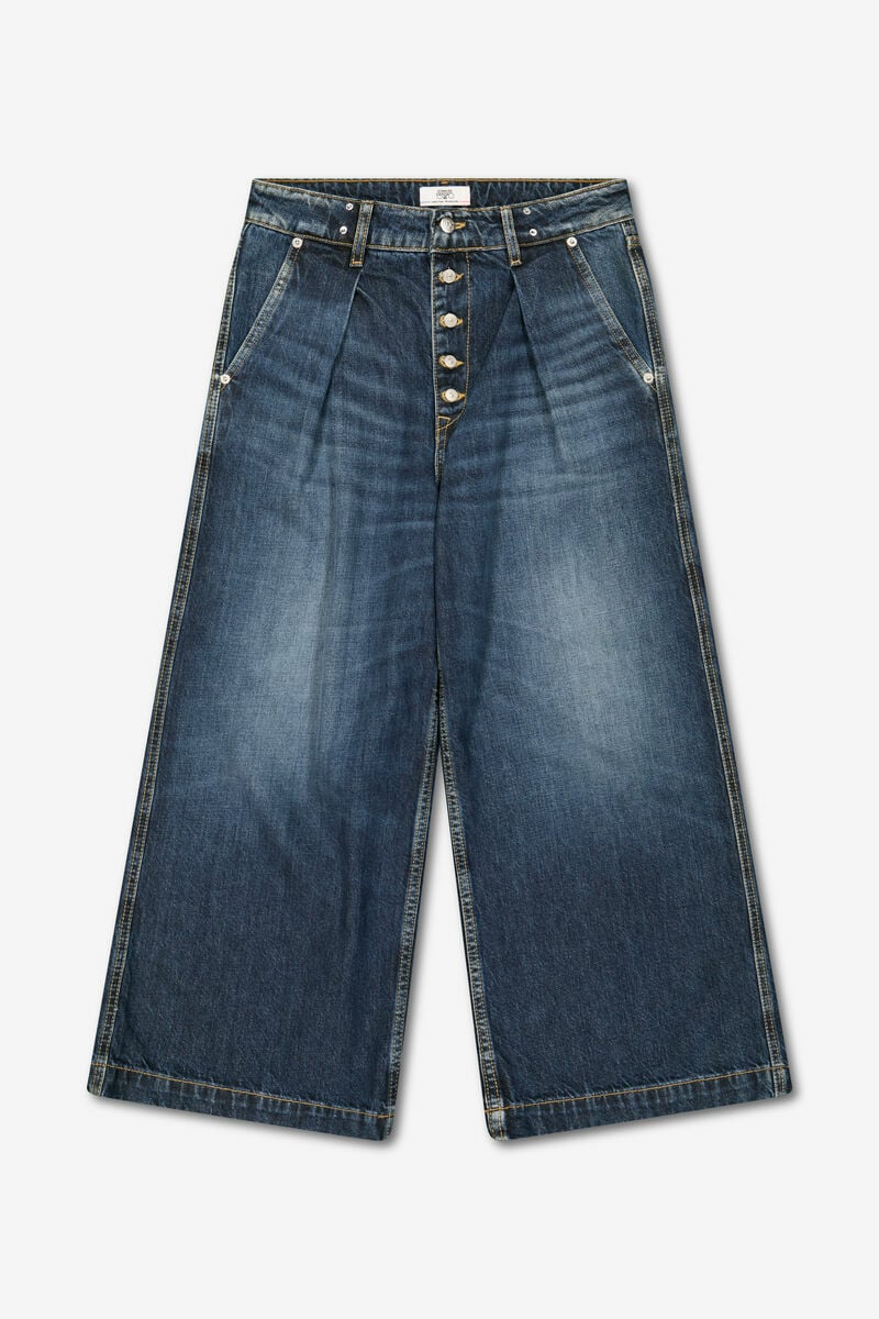 Jeans wide leg Donna bleu N°2