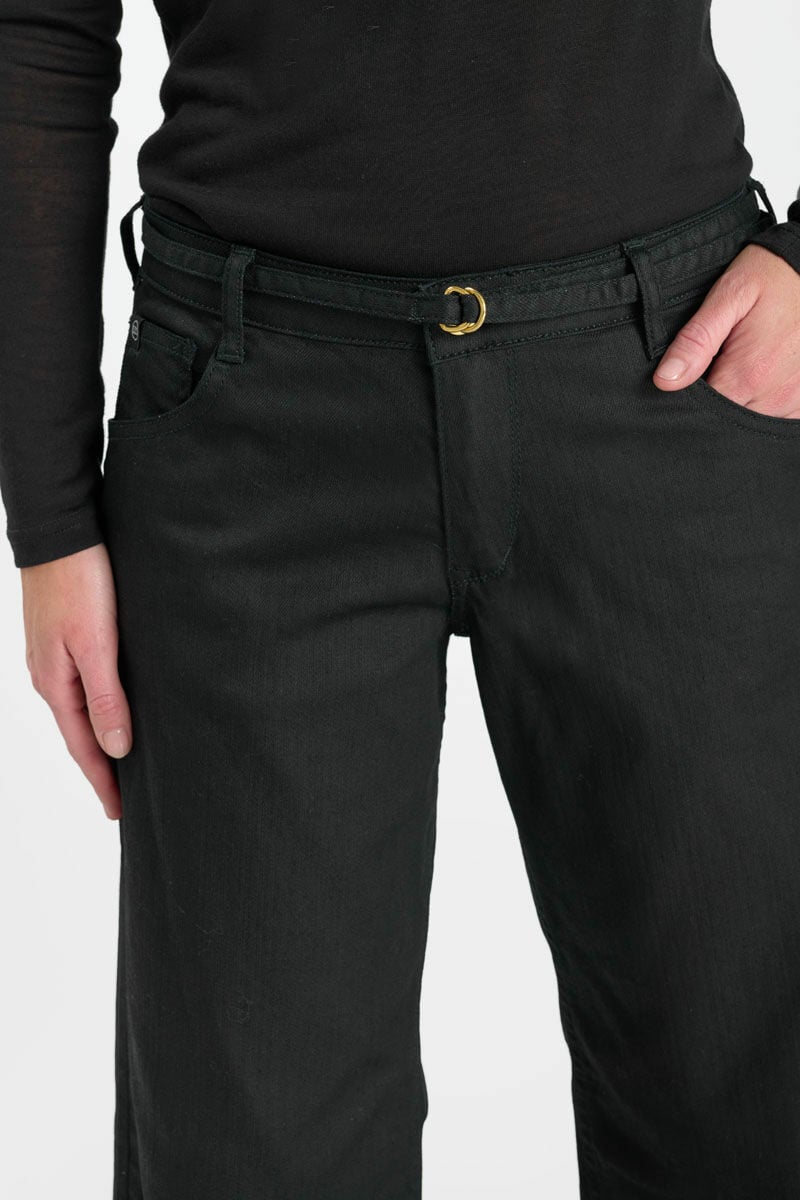 Jeans wide leg Lauryn jab noir N°0