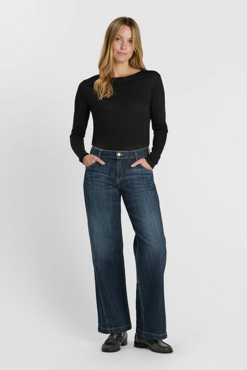 Jeans wide leg Lauryn leona bleu N°1