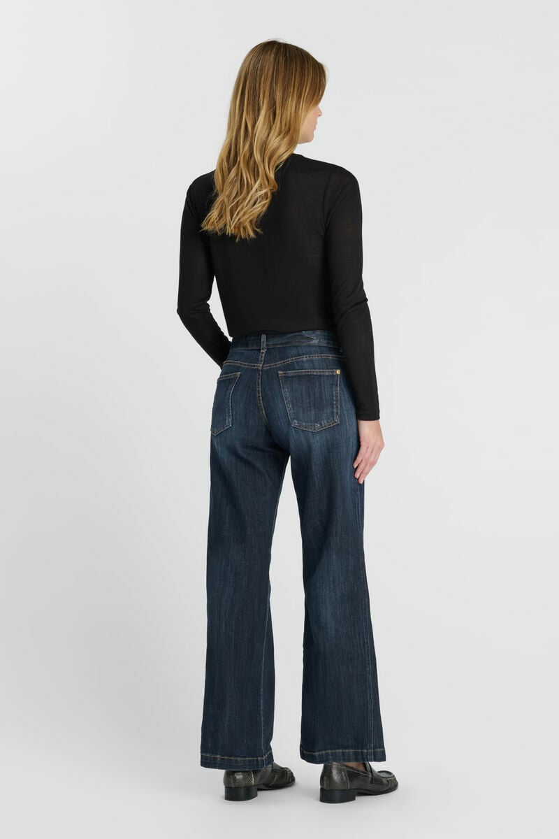 Jeans wide leg Lauryn leona bleu N°1