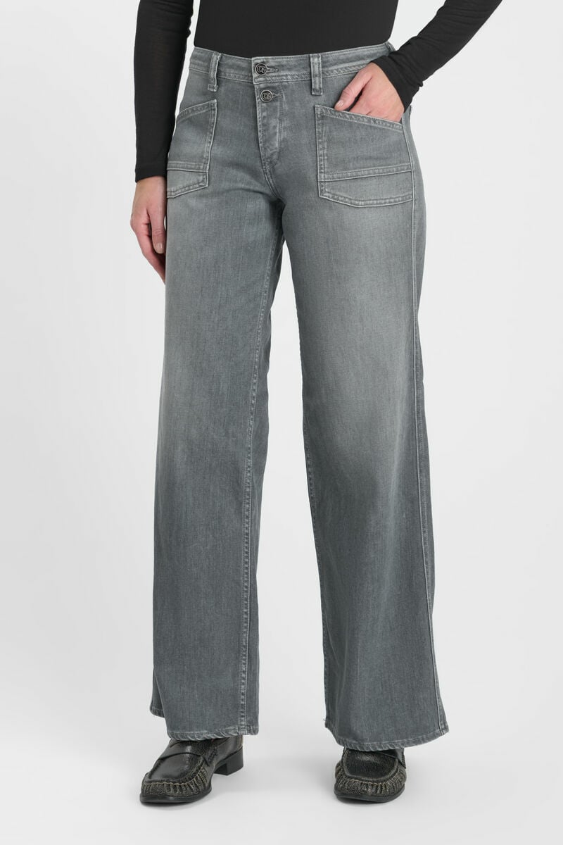 Jeans wide leg Lauryn gris N°3