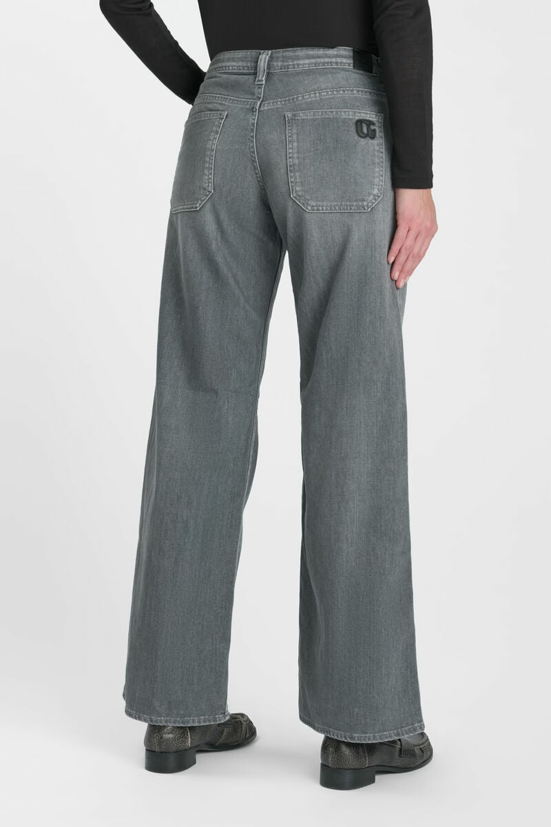 Jeans wide leg Lauryn gris N°3