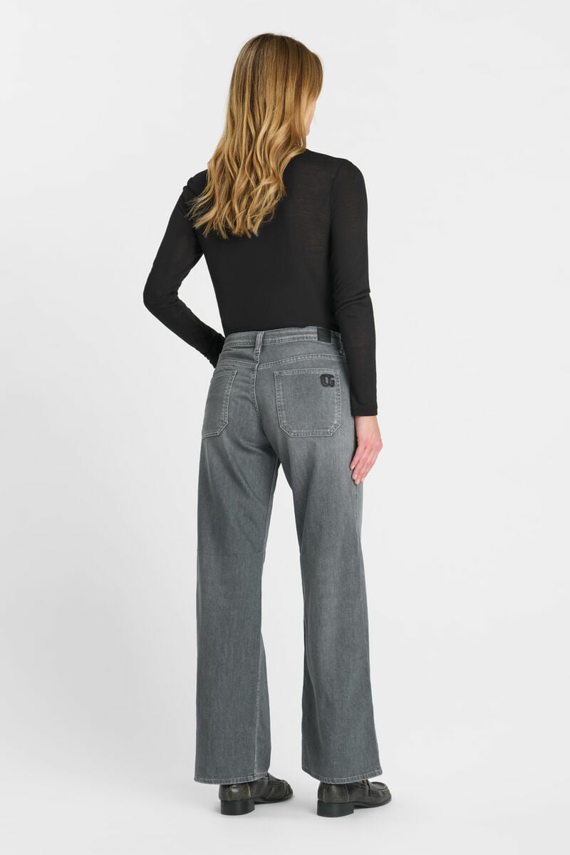 Jeans wide leg Lauryn gris N°3