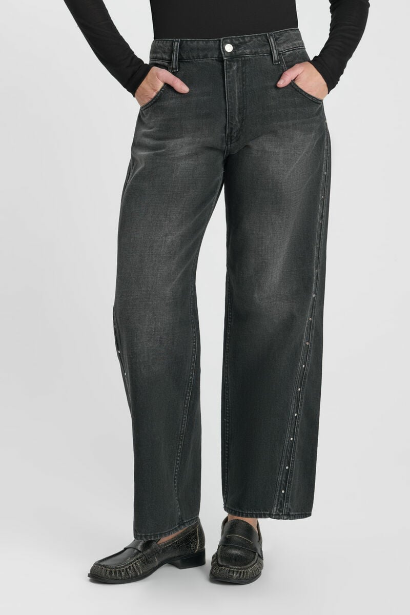 Jeans regular loose Lealy noir