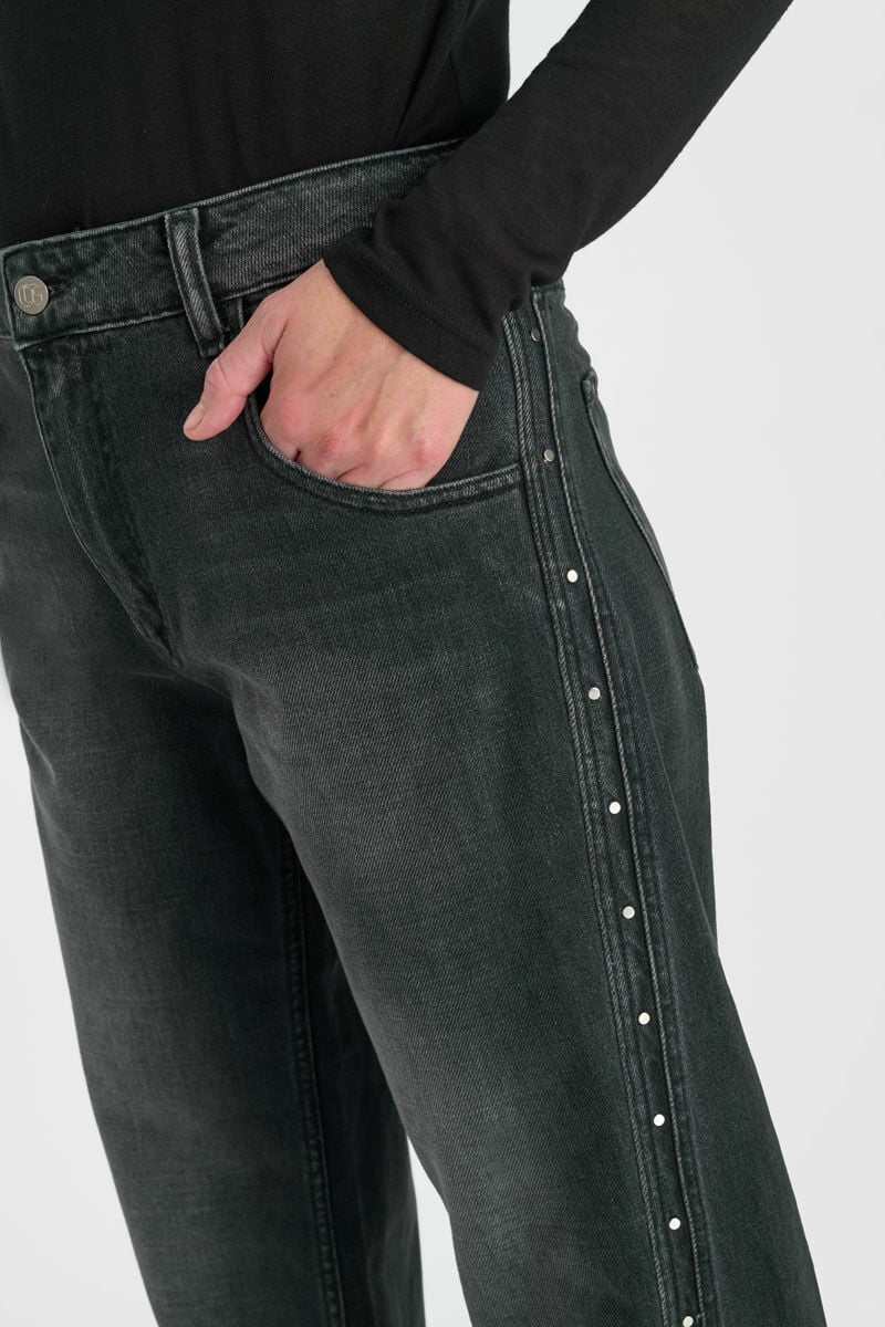 Jeans regular loose Lealy noir