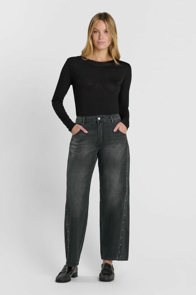 Jeans regular loose Lealy noir