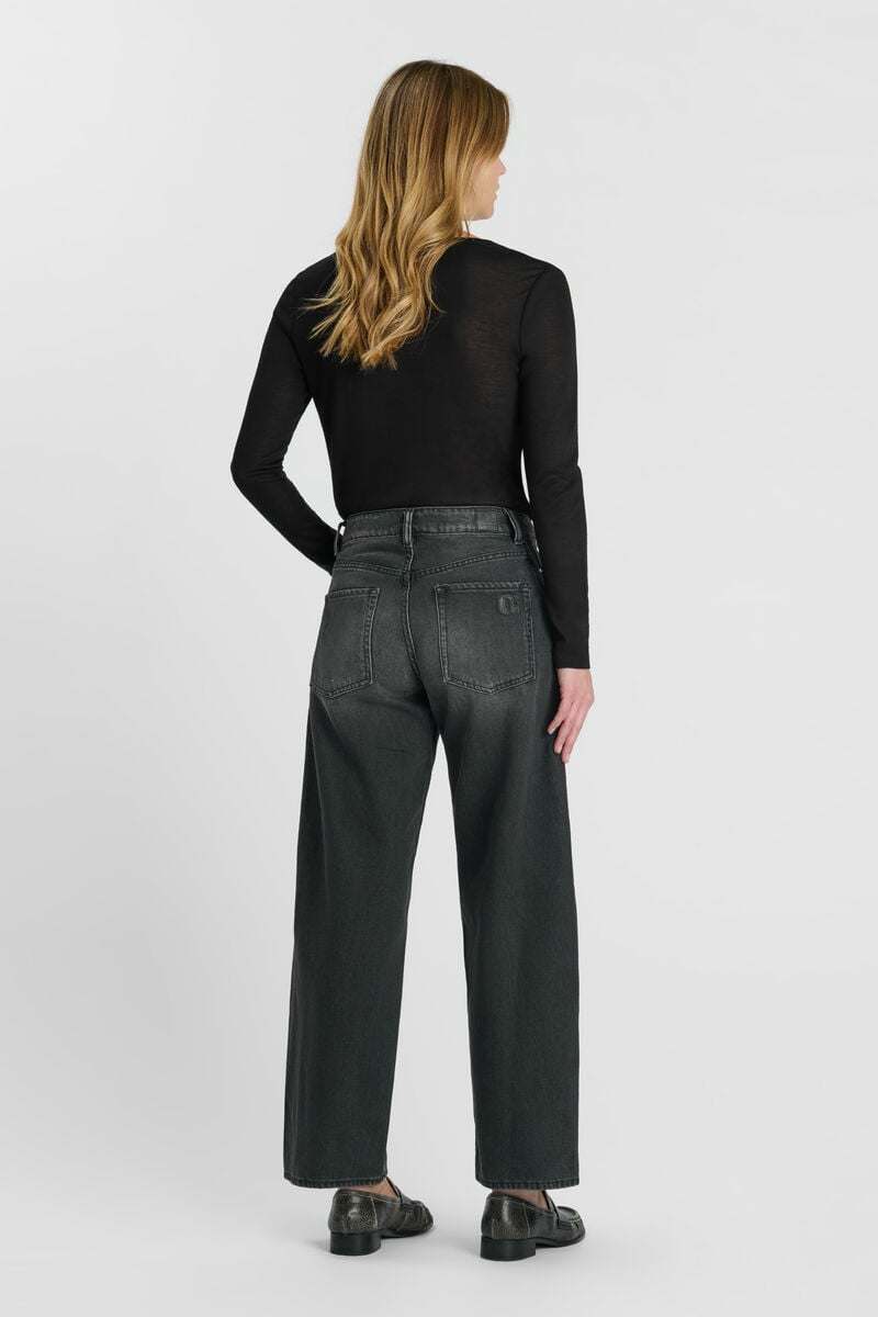 Jeans regular loose Lealy noir