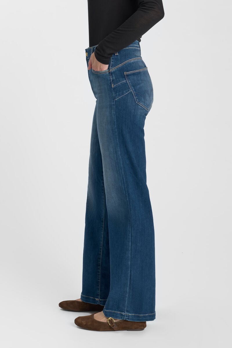 Jeans pulp wide leg Ling bleu N°3