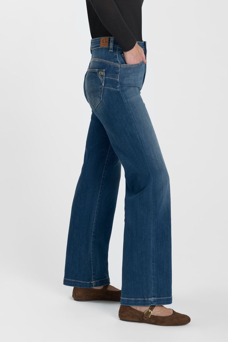 Jeans pulp wide leg Ling bleu N°3
