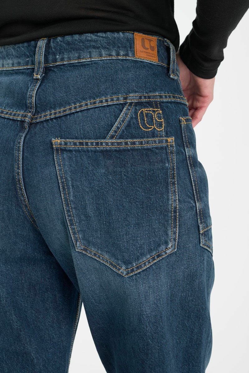 Jeans balloon Madie bleu N°1