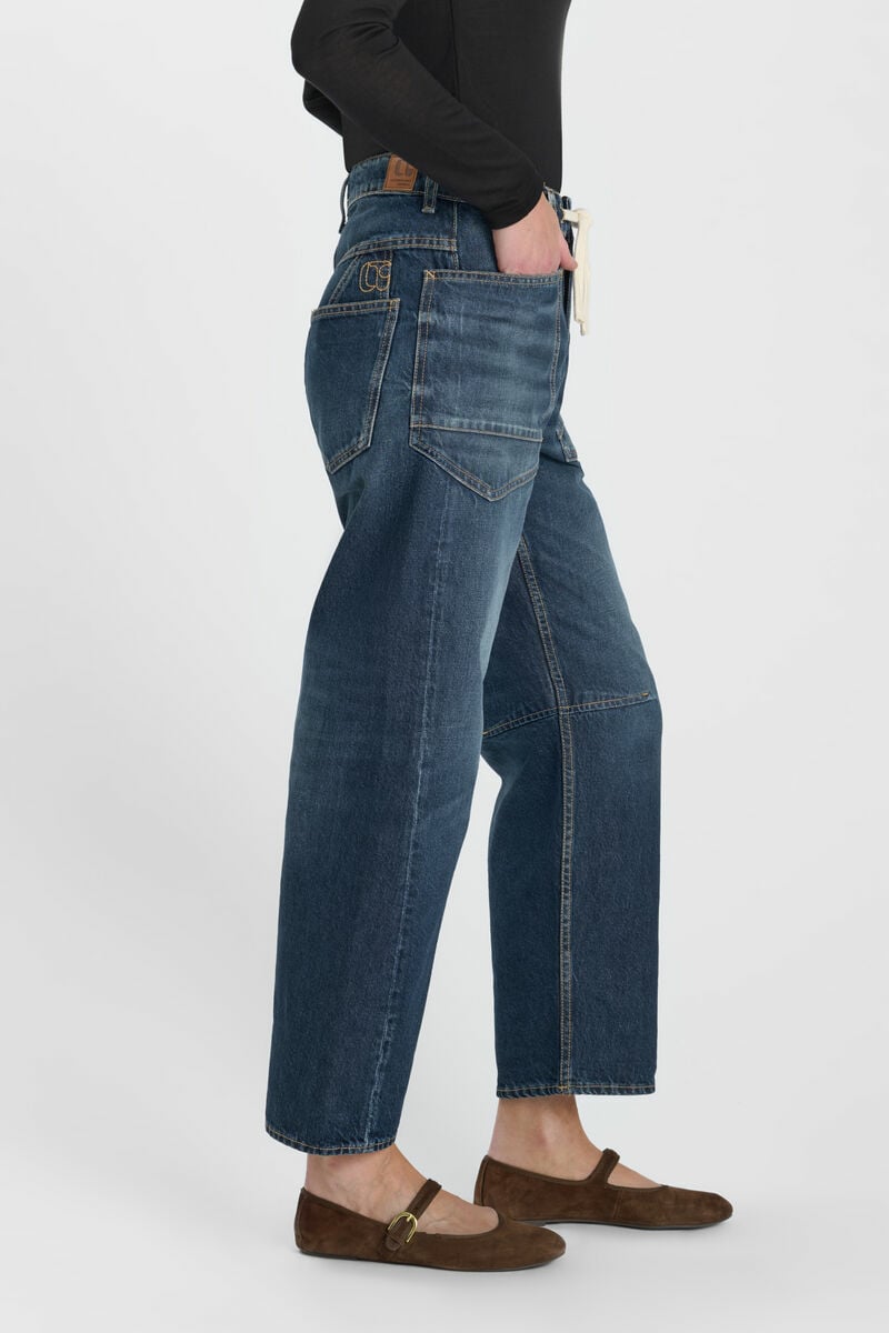 Jeans balloon Madie bleu N°1
