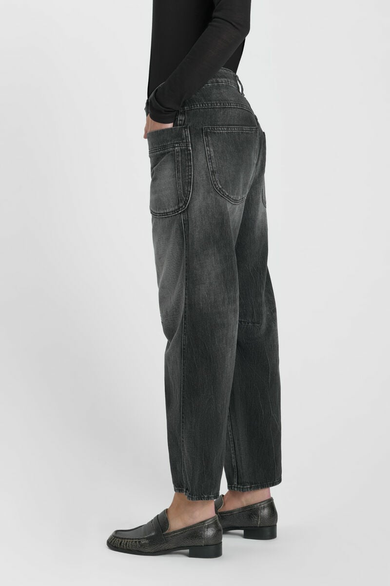 Jeans balloon Madie club noir N°1