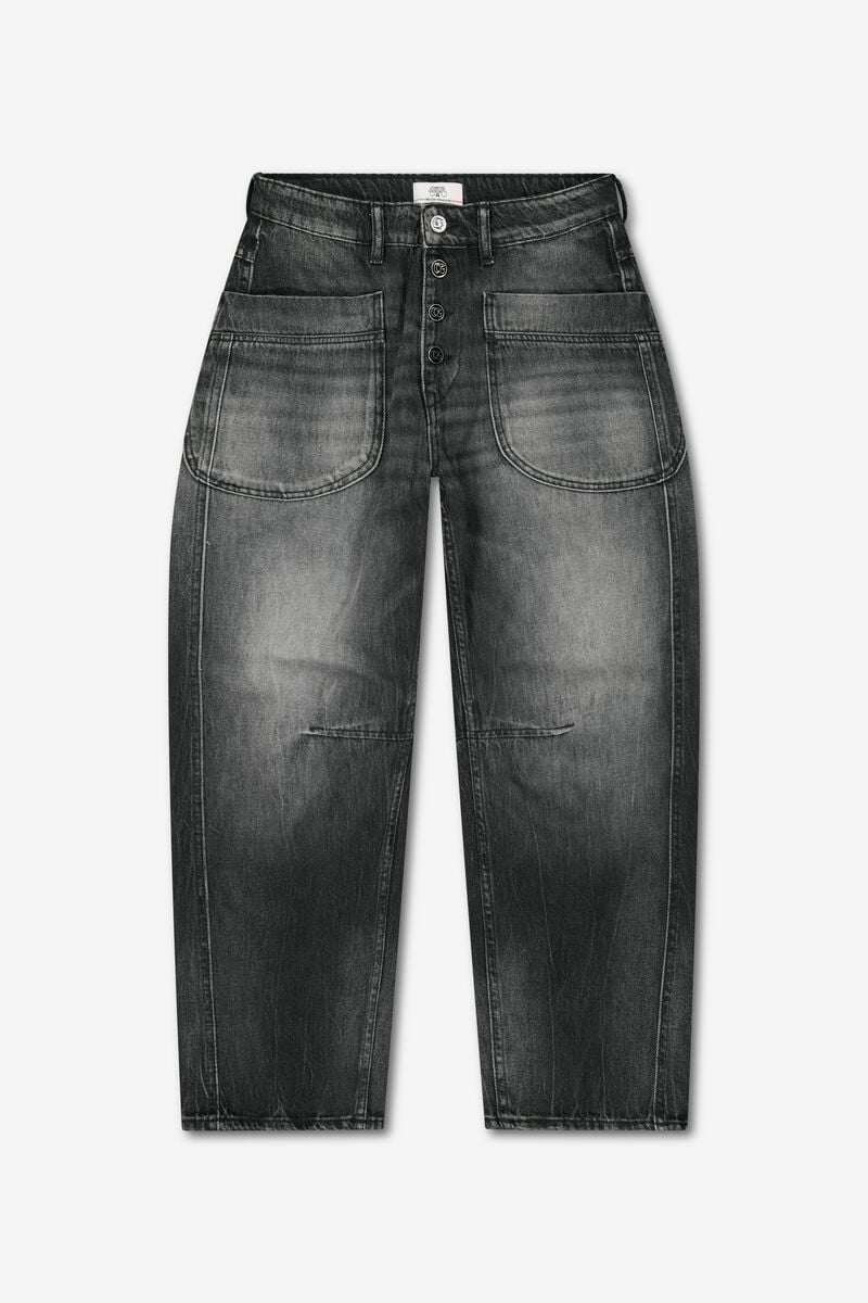 Jeans balloon Madie club noir N°1
