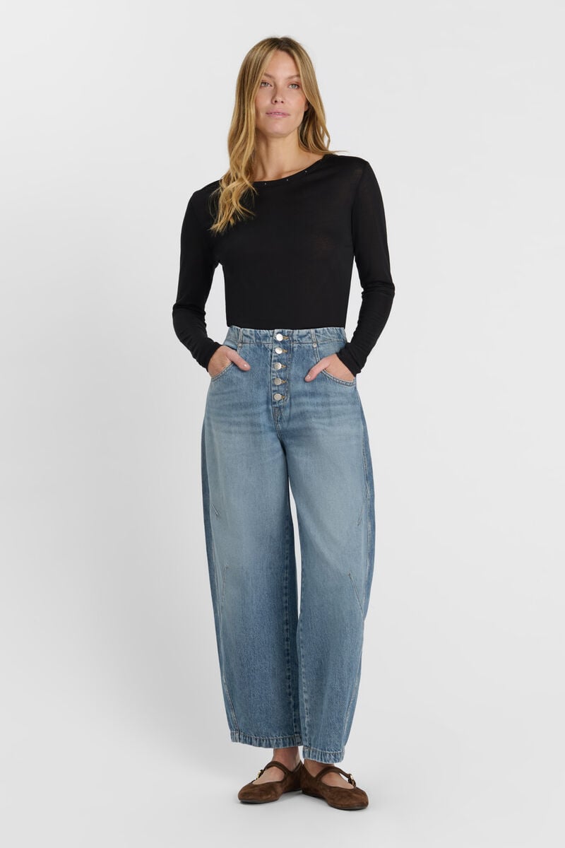 Jeans balloon Nyala bleu N°4