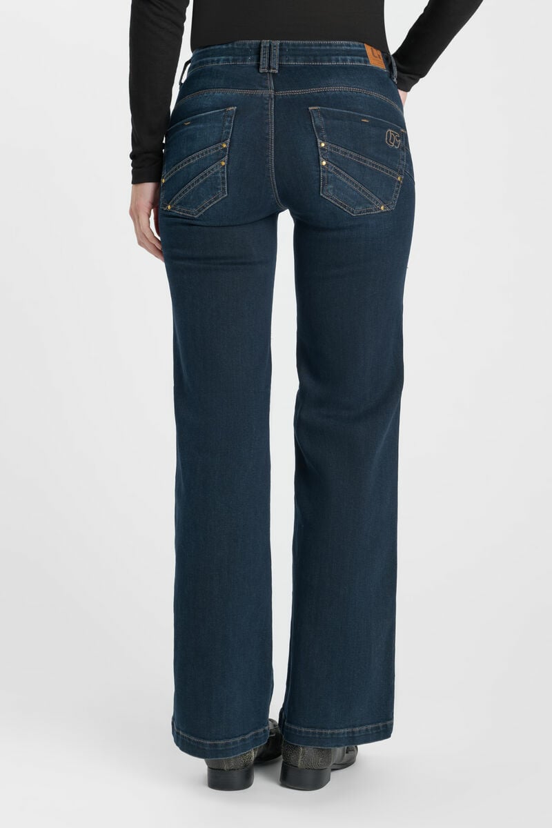 Jeans pulp flare Pamo bleu foncé