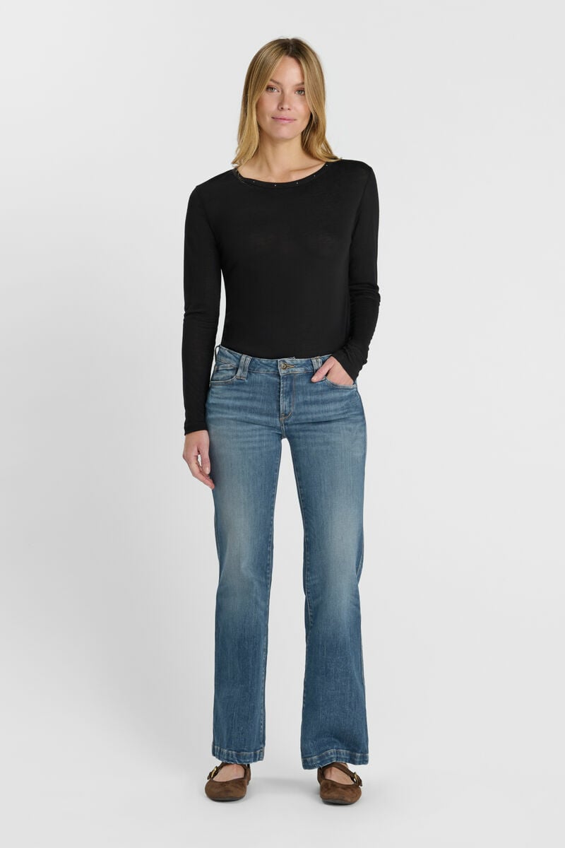 Jeans flare Pamy bleu N°3