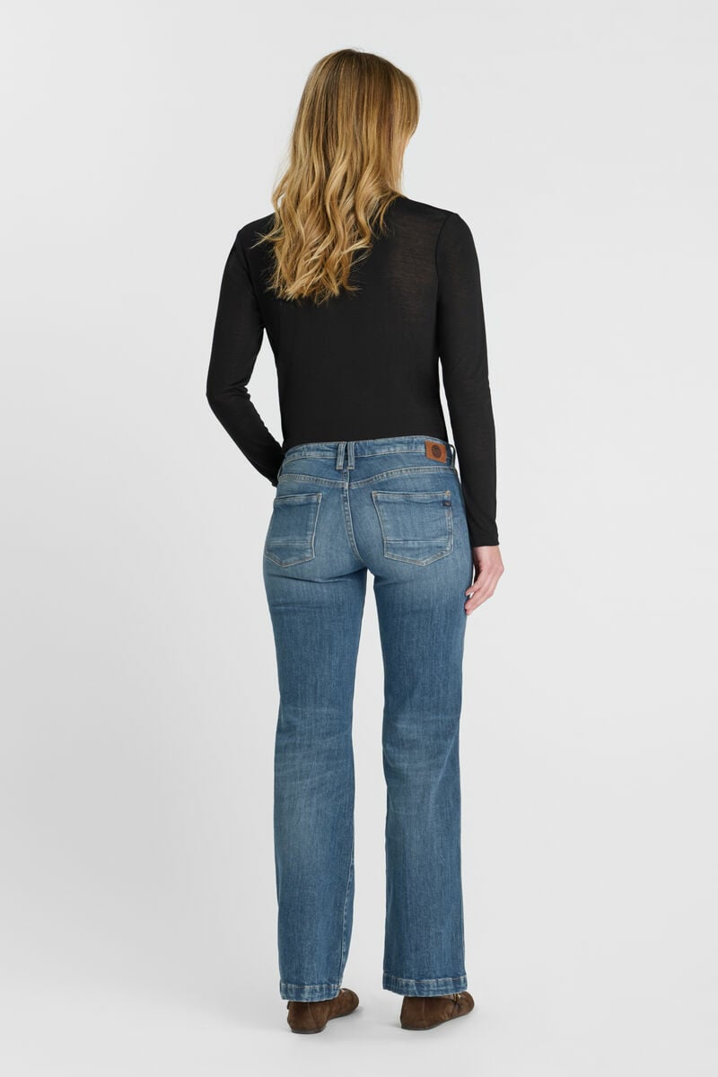 Jeans flare Pamy bleu N°3