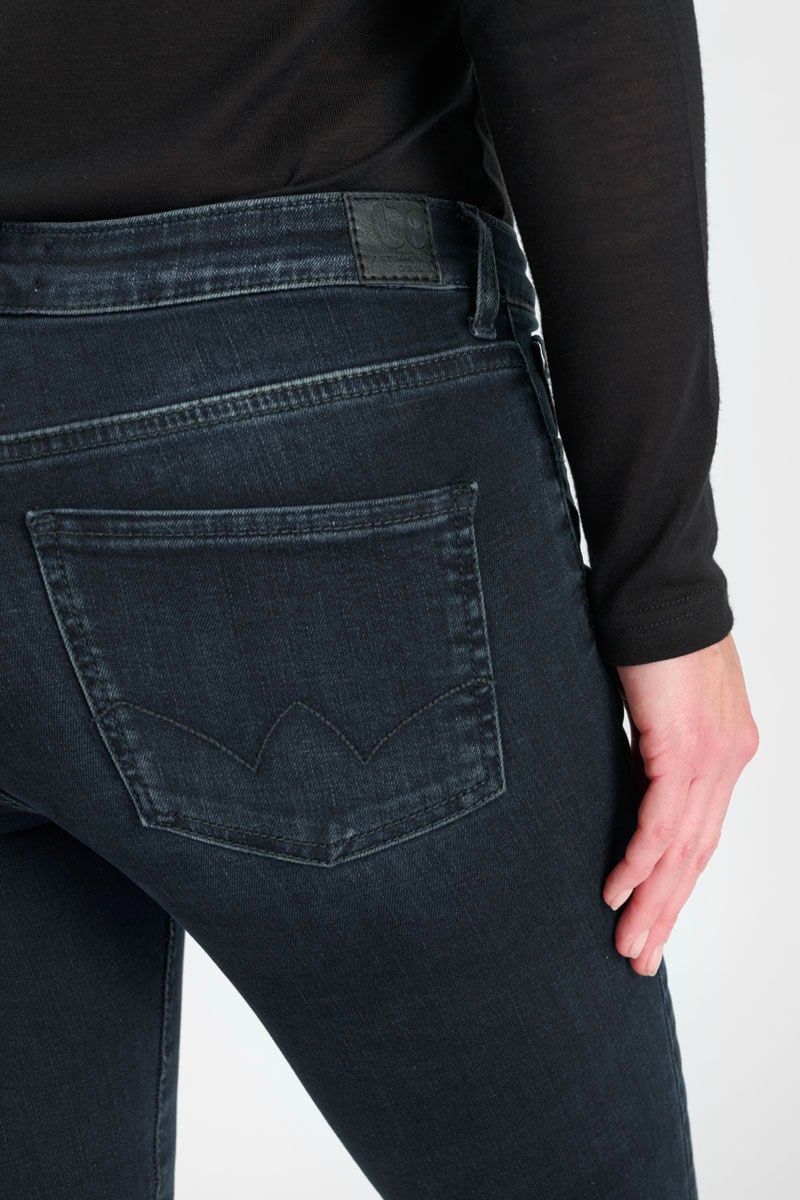 Jeans power bootcut bleu-noir N°1