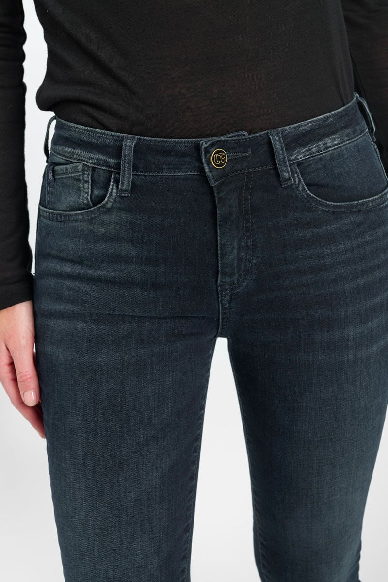 Jeans power bootcut bleu-noir N°1