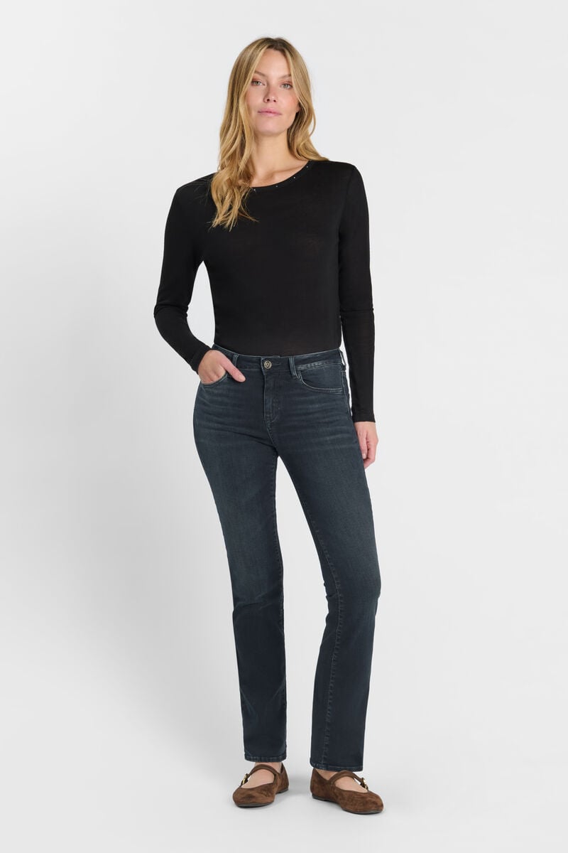 Jeans power bootcut bleu-noir N°1