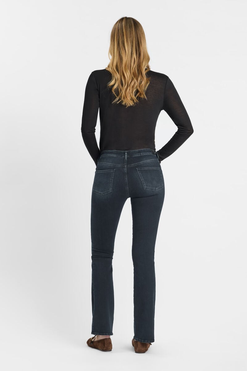 Jeans power bootcut bleu-noir N°1