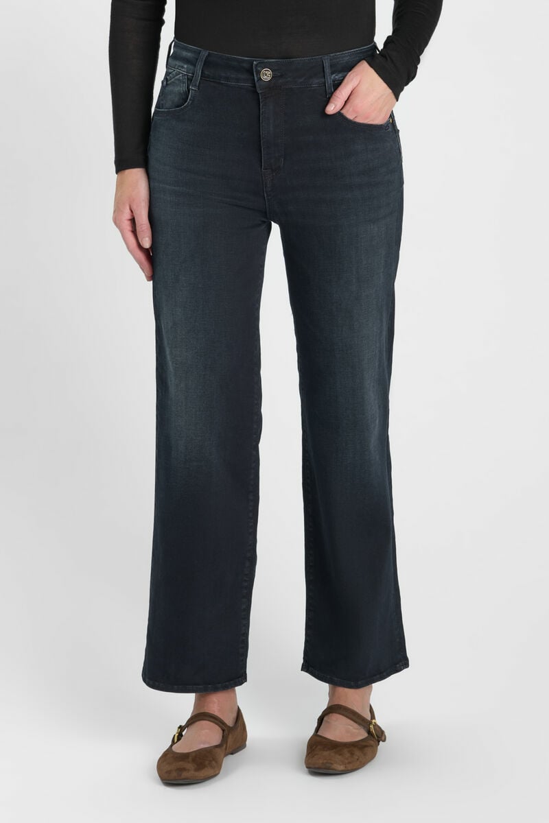 Jeans pulp wide leg Basic bleu-noir foncé