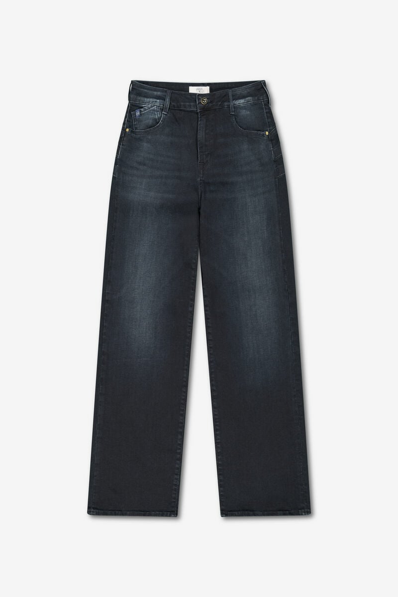 Jeans pulp wide leg Basic bleu-noir foncé