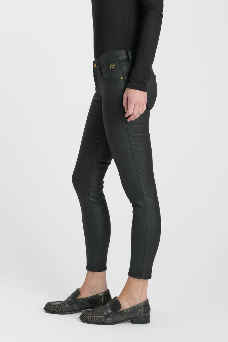 Jeans pulp slim Reggi noir brut enduit