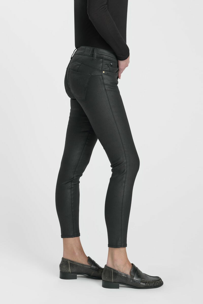 Jeans pulp slim Reggi noir brut enduit