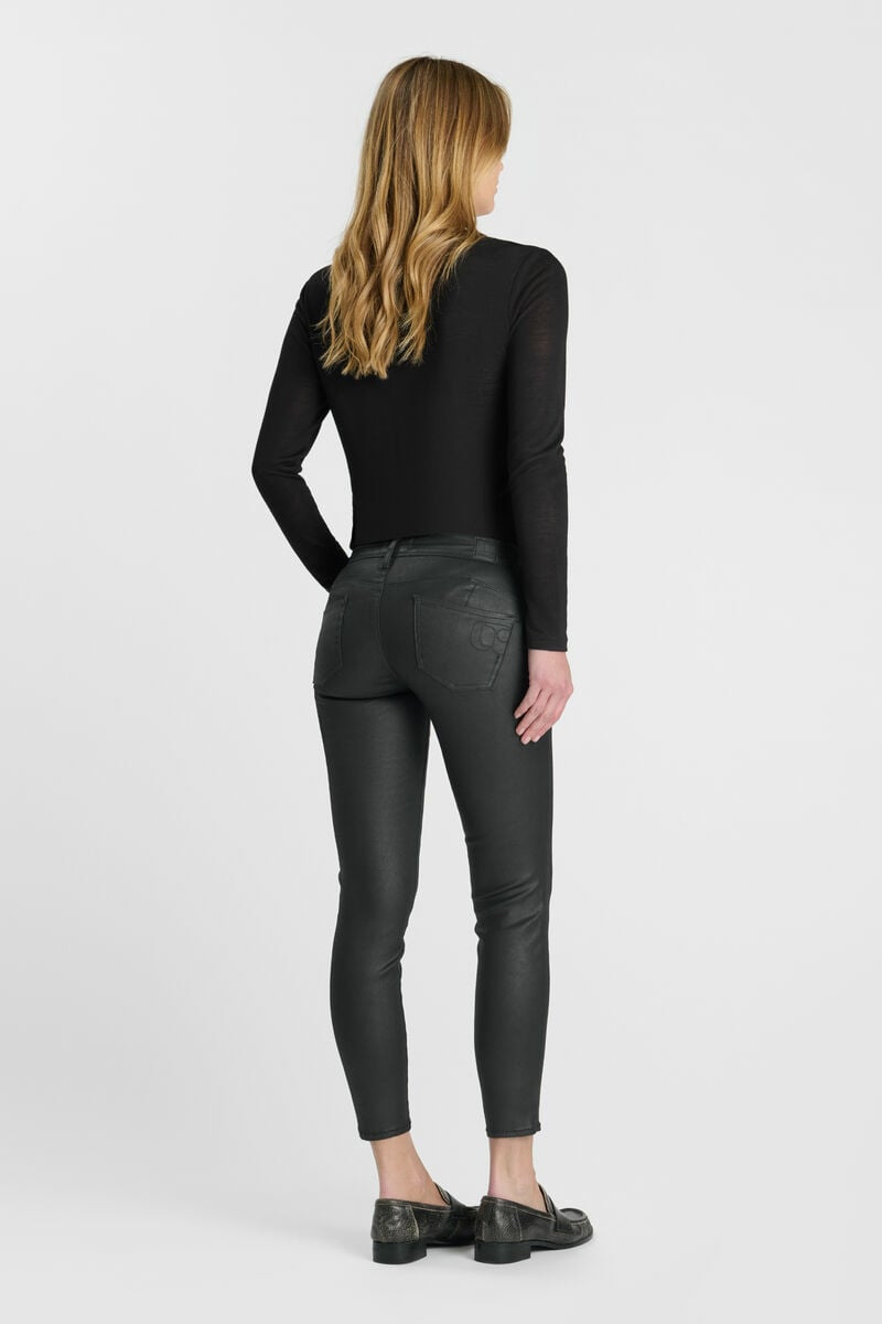 Jeans pulp slim Reggi noir brut enduit