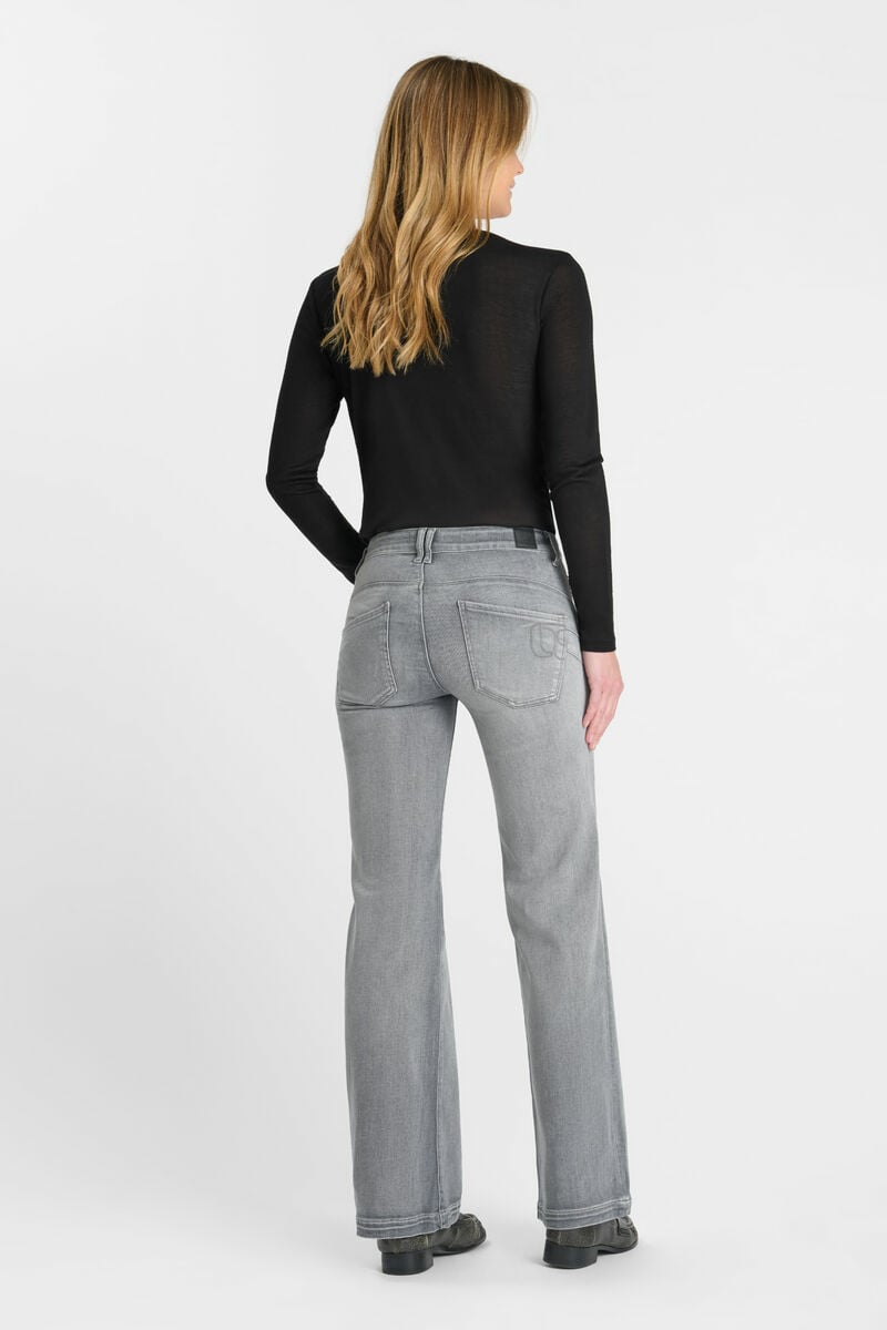 Jeans pulp flare Ursina gris moyen