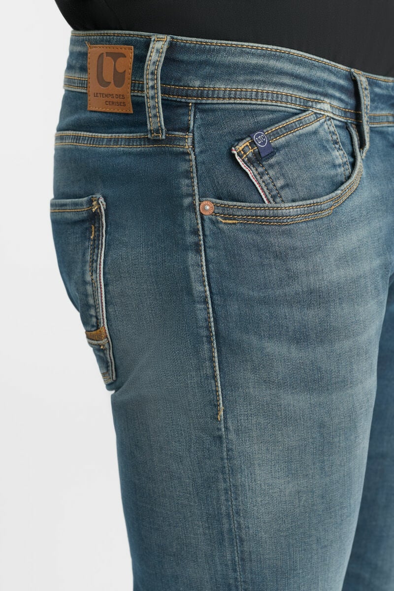 Jeans jogg 700/11 adjusted bleu-marron foncé