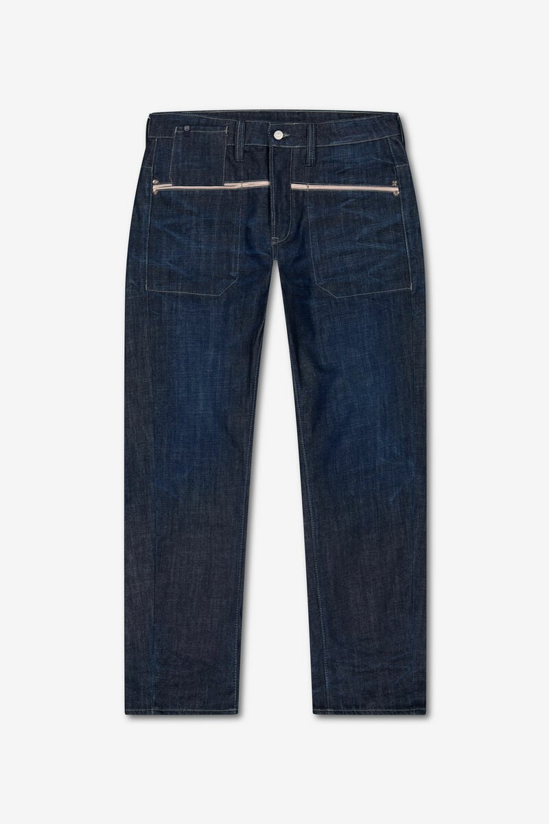 Jeans loose Hobo hausu bleu brut