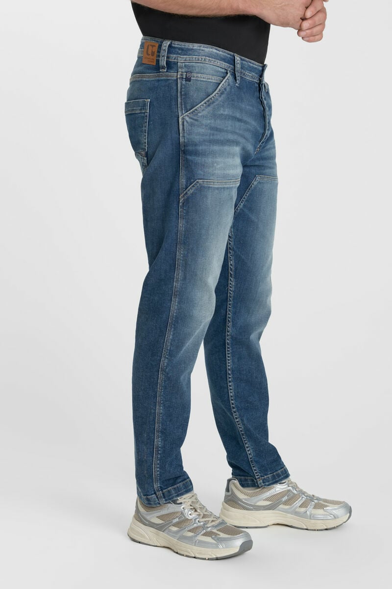 Jeans loose Mecaniko bleu N°2