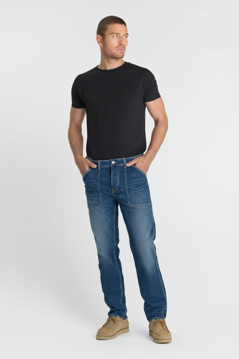 Jeans jogg loose Work bleu foncé