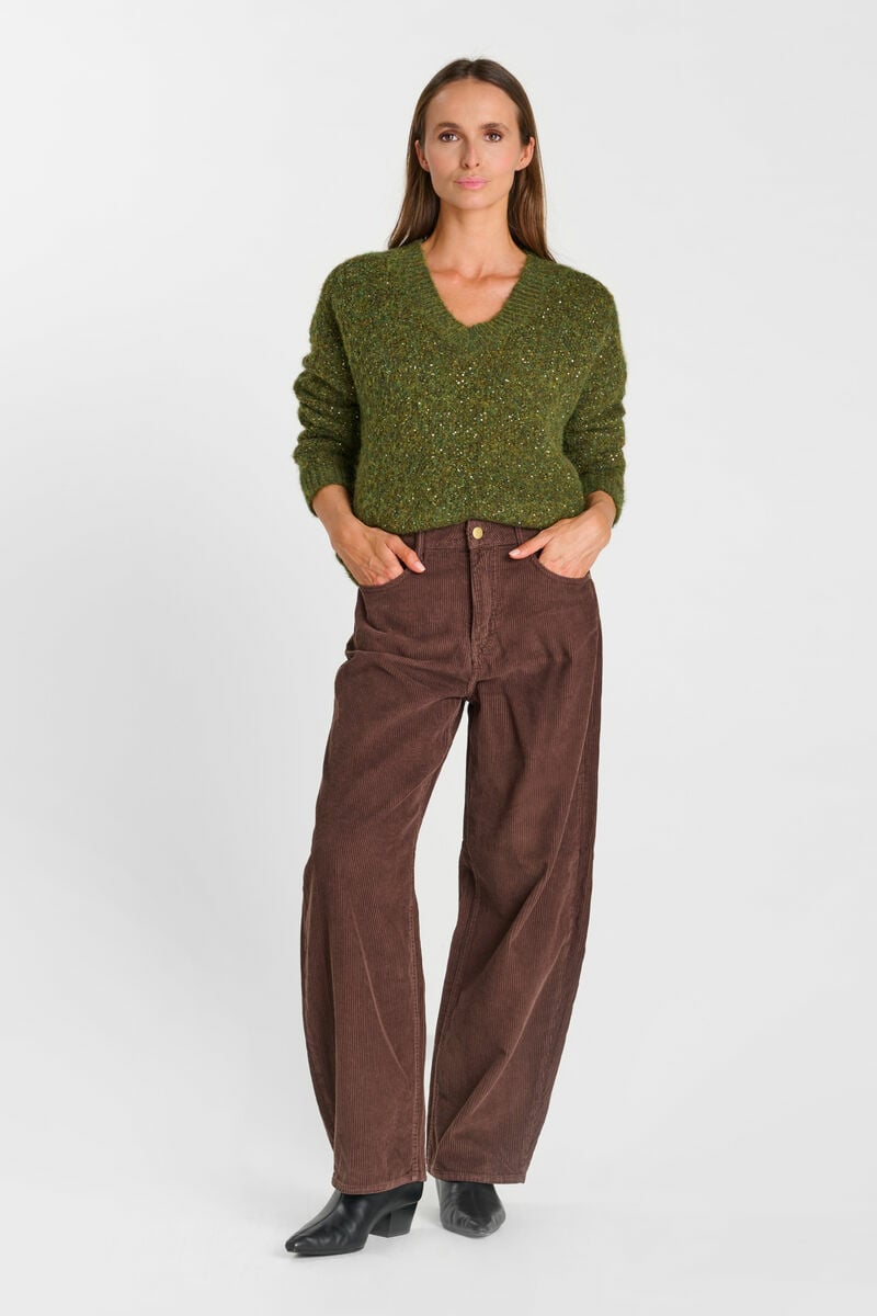 Pantalon en velours Rina
