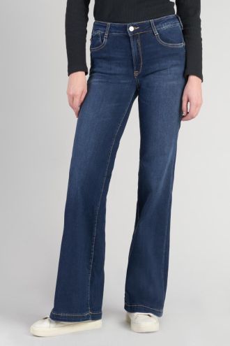 Jeans pulp flare taille haute bleu N°1